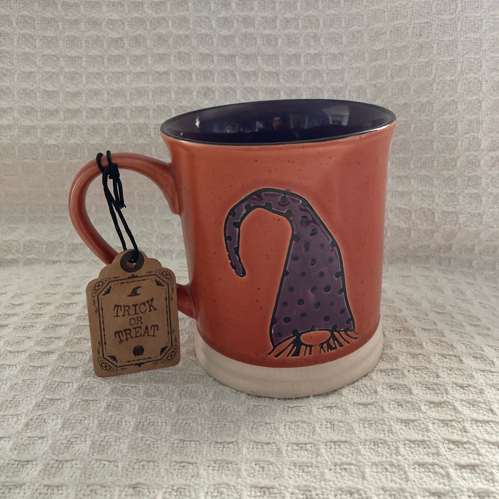 Global Design Connections Trick Or Treat Gnome Mug NWT 16 Oz.